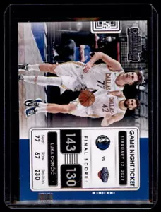 2021 Panini Contenders #7 Luka Doncic Game Night Ticket - Picture 1 of 2