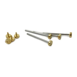 Bracelet Montre Pression Presse Barres Rivets x4 Friction Clasp 1.2mm Or 18-26mm - Picture 1 of 1
