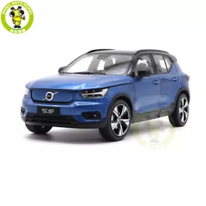 1/18 Volvo XC40 Recharge Electric Car Blue Diecast Model Toy Car Friends Gifts - Picture 1 of 14