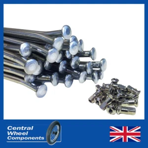 Stainless Spoke Set 17" Honda CB100/CB125 Drum Brake Rear - Picture 1 of 3