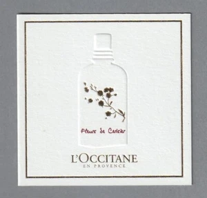 Carte publicitaire - advertising card - Fleur de Cerisier de L'Occitane - Picture 1 of 1