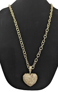 Heidi Daus Heidi's "Love Locket" Crystal Heart Pendant with Necklace-NWT-$129.95 - Picture 1 of 8