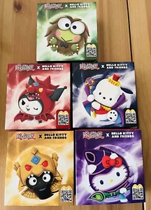 Hello Kitty Yu-Gi-Oh Plush Toy Set Of 5 McDonald's 2024 Happy Meal New In Box - Picture 1 of 4