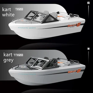 2.4G 1/32 Brushless Ferngesteuertes Boot RC Schlepper Rettungsboot 8km/h 50m DIY - Bild 1 von 19