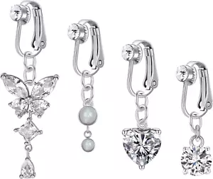 Fake Belly Piercing Fake Belly Ring Fake Belly Button Ring Fake Belly Rings Fake - Picture 1 of 4