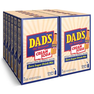 Dad'S Old Fashioned Cream Soda Singles to Go Sugar Free Powder Drink Mix 6 Stick - Picture 1 of 12