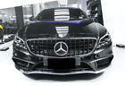 FOR MERCEDES CLS CLASS W218 FRONT GT PANAMERICANA GRILLE ALL GLOSS BLACK 15-18