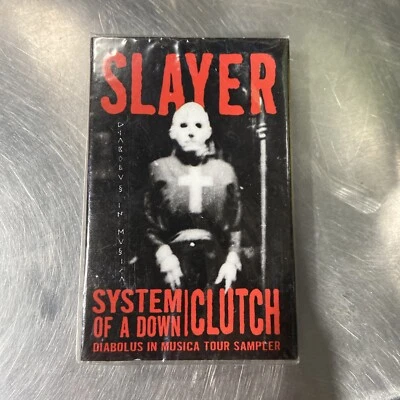 Slayer / System of A Down / Clutch TOUR SAMPLER Cassette Tape Sealed - Image 1 of 4