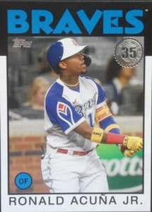 2021 Topps Update 1986 Topps Baseball #86B-39 Ronald Acuna Jr Braves - Bild 1 von 1