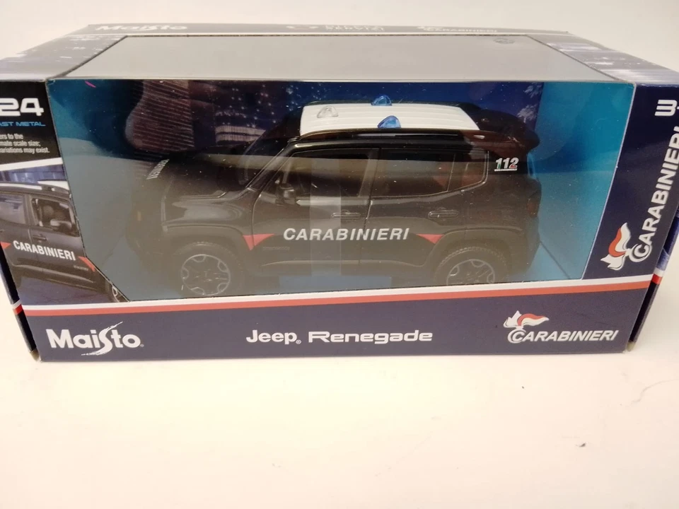 Merchandising Maisto Jeep Renegade Carabinieri - 1 24