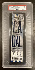 8/13/2016 Cowboys LA RAMS 1st Preseason Game In LA Since 1994 TICKET PSA 9 Mint - Picture 1 of 2