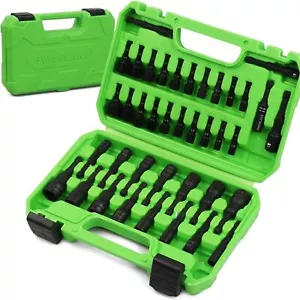 20PCS Set Avvitatore Dado Elettrico per Trapano a Percussione 1/4 Testa Esagonale Set di Punte 39PCS NUOVO - Foto 1 di 3