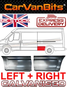 FOR FORD TRANSIT MK6 MK7 00-14 REAR WHEEL ARCH SIDE BODY REPAIR PANEL SILL PAIR - Picture 1 of 13