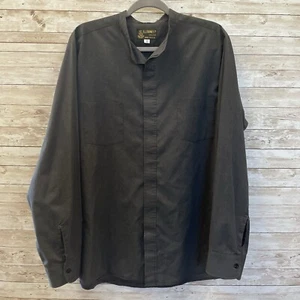 Camisa De Colección R.J. Toomey Co. Para Hombres Talla 17/36 Negra Manga Larga Abotonada Sacerdote EE. UU. - Imagen 1 de 9