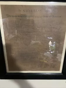 En Congreso 4 de julio de 1776 Declaración Unánime de las 13 Unidades S. de América - Imagen 1 de 9
