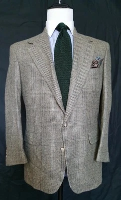 Vintage Corbin Multicolor Plaid Wool Jacket Sport Coat 40R Two Button - Image 1 of 4
