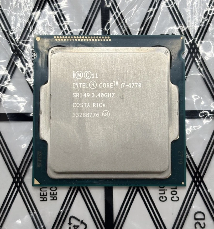 Intel 4th Gen Core i7-4770 SR149 3.40GHz (Turbo 3.90GHz) 4-Core 8M LGA-1150 CPU - Image 1 of 1