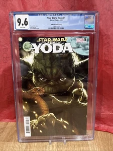 STAR WARS YODA #1 KAARE ANDREWS 1:25 VARIANT CGC 9.6 Graded Comic - Picture 1 of 3