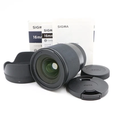 Sigma 16mm f/1.4 DC DN Contemporary Lens for Sony E Mount [Top Mint] - Image 1 of 4