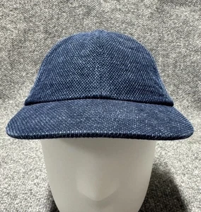Best Made Company Hat Indigo Sashiko Japan Cap leather Strapback made in USA Vtg - Picture 1 of 9
