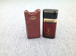 Must de Cartier Parfum Flakon im Original Lederetui - Bild 1 von 15