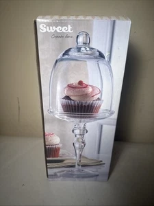 Einzelne Glas Cupcake Kuppel mit Deckel 11" hoch - Bild 1 von 5