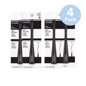 CoverGirl Get In Line Liquid Eyeliner 0.08 fl oz - 4 Pack - New - Picture 1 of 1