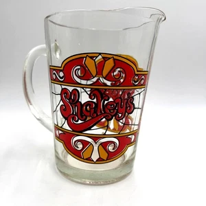 Shakey's Pizza Bier Soda Krug Glas Vintage 70er Jahre Fußball Party ca.7,5" - Bild 1 von 15