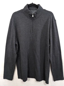 Suéter Jos A Bank Reserve Para Hombre LT GRANDE ALTO 1/4 Cremallera Pullover Carbón - NUEVO - Imagen 1 de 19