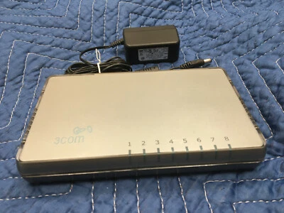 3Com 3CGSU08 8-Port Gigabit Ethernet Switch - Image 1 of 3