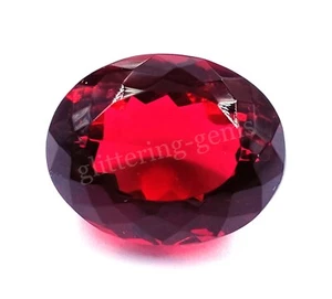 Natural Mozambique Red Ruby 63.5 Ct Certified Oval Cut Loose Gemstone 5DA - Picture 1 of 8