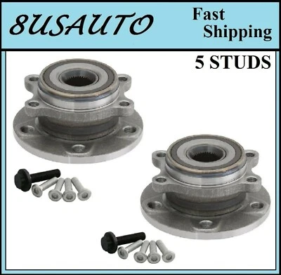 Rear Wheel Hub Bearing Assembly Fit VOLKSWAGEN R32 (4 Bolt Flange) 2008 PAIR - Image 1 of 3