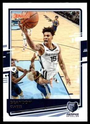 2020-21 Donruss Brandon Clarke Memphis Grizzlies #192 - Image 1 of 2