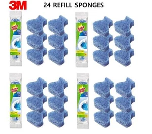 24 Recharges De 3M Scotch Brite Jetable Toilette Laveur Nettoyage Système 557 - Picture 1 of 2