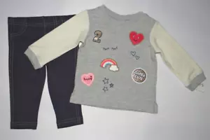 Toddler girl clothes, 3T, Carter's sweatshirt & Jeans/ SEE DETAILS ON SIZE~ - Picture 1 of 10