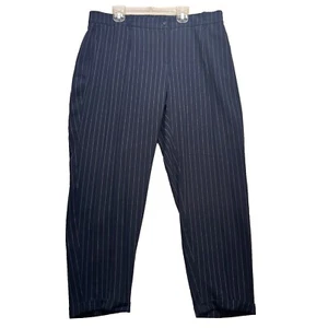Pantalones de Carrera BAR III Tokyo Azul Marino Rayas Puños Talla 12... - Imagen 1 de 14