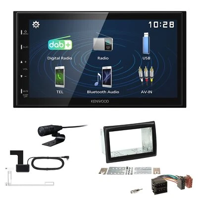 Kenwood DMX129DAB   Autoradio für Renault Megane II 2002-2008 schwarz - Bild 1 von 4