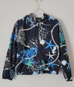 NWT NEW Young Versace boys navy jacket star sea shell print 6y VMGB145 - Picture 1 of 5