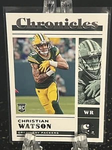 CHRISTIAN WATSON-----2022 PANINI----CHRONICLES----ROOKIE-----PACKERS - Picture 1 of 2