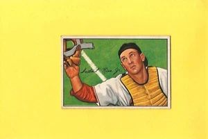 1952 Bowman #107 Del Rice St. Louis Cardinals EX to Near MINT - Picture 1 of 2