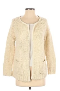 Ann Taylor LOFT Cream Cardigan with Pockets Small Excellent Condition - Picture 1 of 2