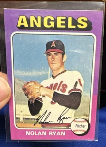 Pegatina reimpresión Topps 1975 Nolan Ryan 1993 Brookshire Bros Producido - Imagen 1 de 2