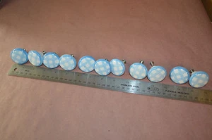 Lotto 11 Pomelli Vintage Maniglie Cassettiera Armadio Tira Ceramica #1711 - Foto 1 di 7
