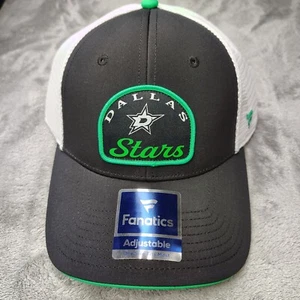Cappello Berretto Snapback Regolabile Fanatics Dallas Stars NHL Fundamental Trucker Mesh - Foto 1 di 6