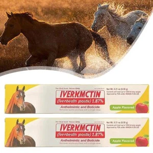 Paste Horse Dewormer - Apple Flavor Exp-12/2026 Anthelmintic & Boticide DES - Bild 1 von 8