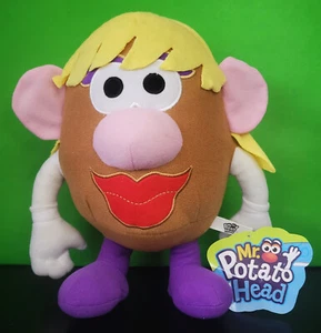 Mrs. Potato Head 10" Plush Stuffed Animal New With Tags Hasbro Toy Factory - Picture 1 of 3