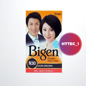 BIGEN N30 MARRÓN OSCURO COLOR DE CABELLO NATURAL / TINTE ELIMINAR GRIS, ESENCIA NATURAL X 1 - Imagen 1 de 3