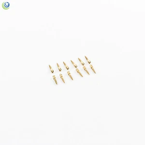Dental Gold Plated Screw Posts Conical Cross Head Refill Size Medium 4 M4 12/Box - Picture 1 of 3