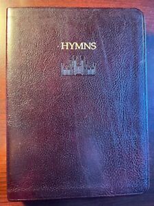 LDS Hymns - Italian Leather Gift Book 2002 Full Size NICE!