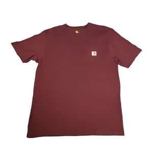Carhartt Men's Size Medium Short Sleeve T-Shirt Pocket Logo Tee Original Fit - Picture 1 of 5